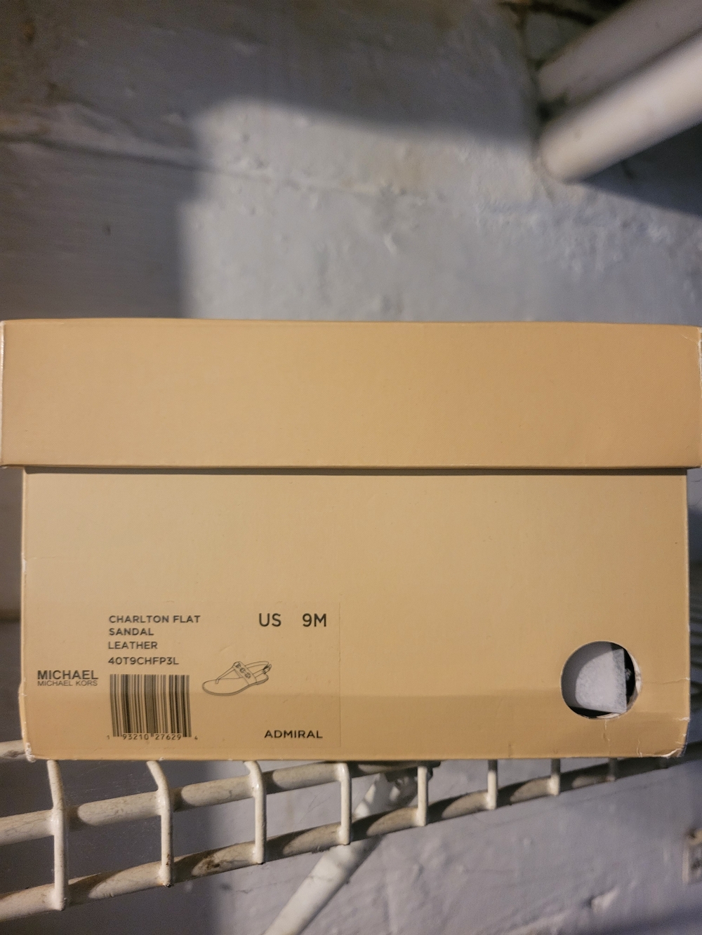 Michael Kors Charlton Flat Sandal Box - Admiral
